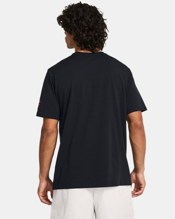 Men's Curry Future Wolf T-Shirt, Black, pdpMainDesktop image number 1